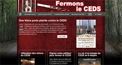 Desktop Screenshot of fermons-le-ceds.org