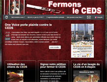 Tablet Screenshot of fermons-le-ceds.org